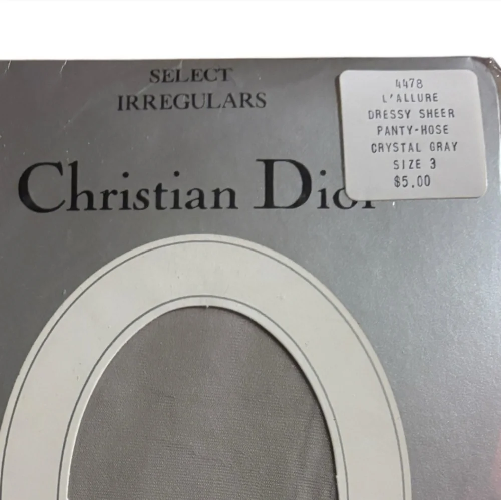 CHRISTIAN DIOR L’Allure Dressy Sheer Panty Hose Select Irregular VINTAGE